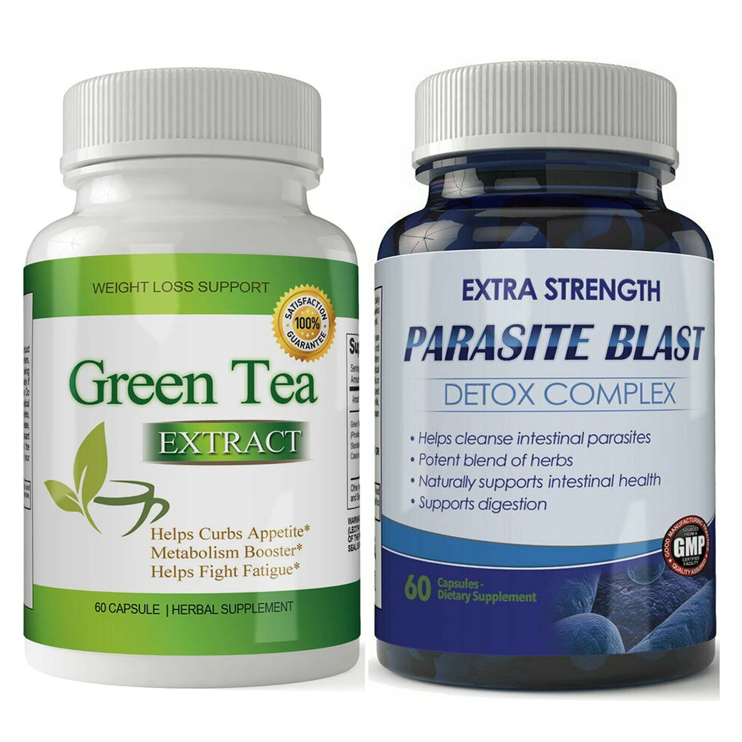 Extract Metabolism Booster Weight Loss & Parasite Blast Detox Capsules