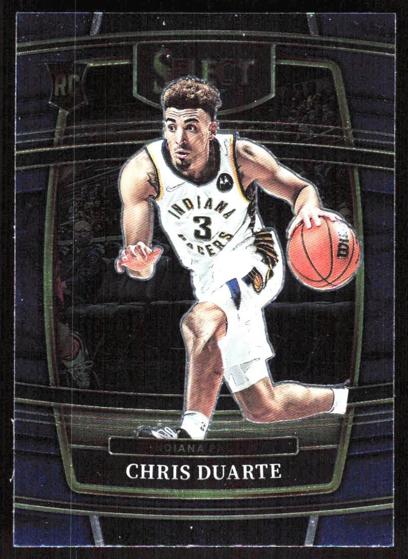 2021-22 1887A Panini Select Chris Duarte Rookie Indiana Pacers #41