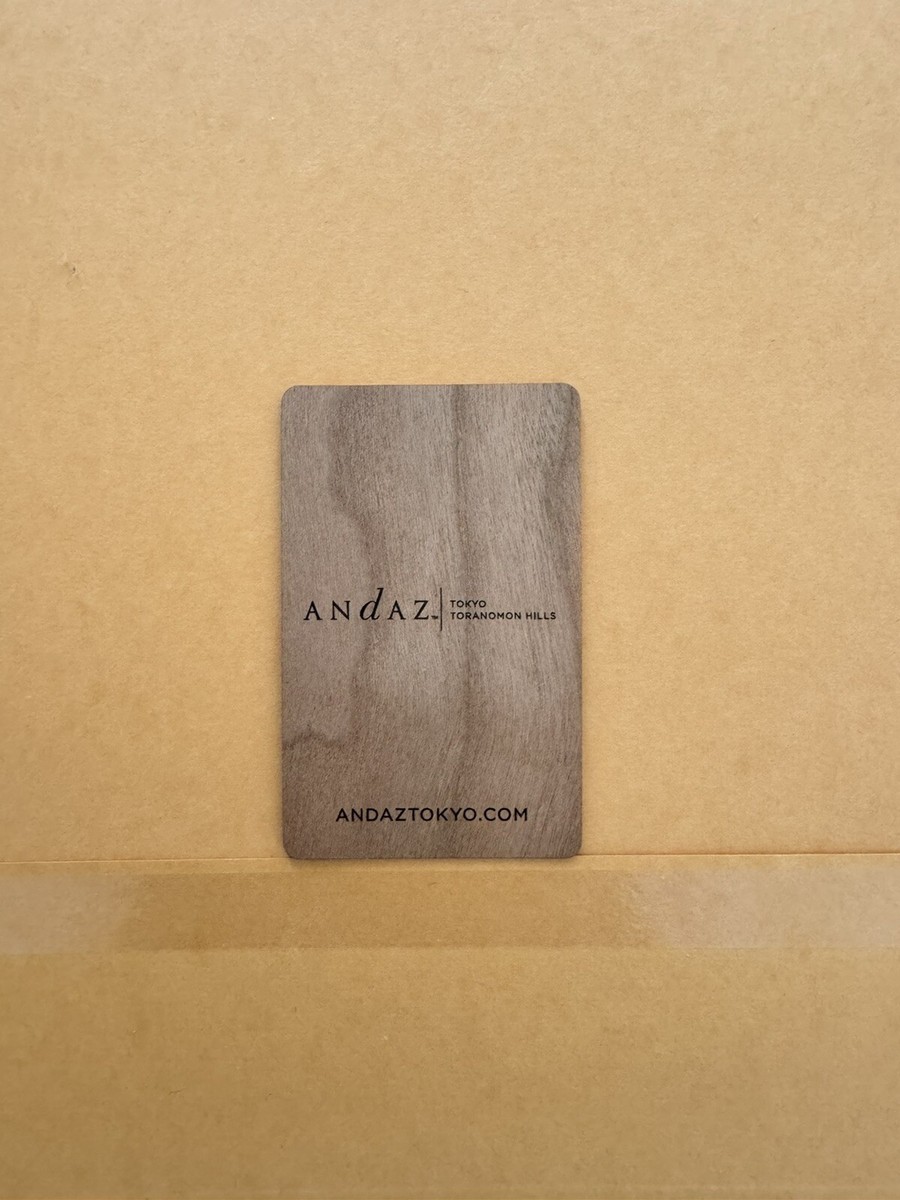 The Andaz Tokyo Hotel Room Key Card | eBay