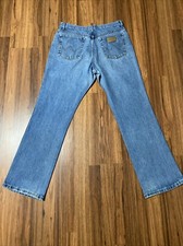 Vintage USA Wrangler 11MWZSW Faded Jeans Womens Size 11 x 34 Act 35x33 Bootcut