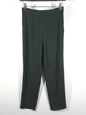 Aritzia Babaton Conan Pant Cropped, slim-leg trousers, Green, Size 0