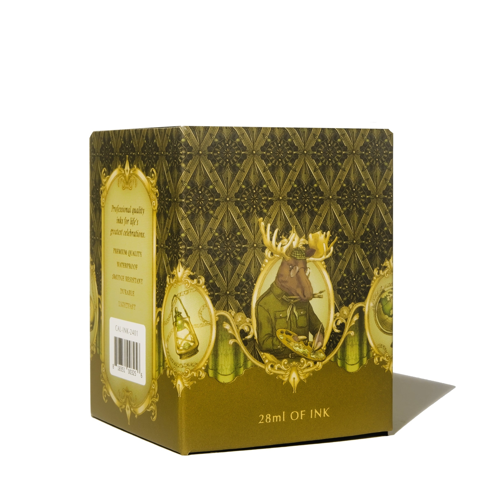 Ferris Wheel Press Juniper Moss 28ml Shimmering Calligraphy Ink