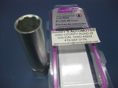 McGard 65302 8 Spline Drive Lug Nut Socket Hex Tool for 14mm