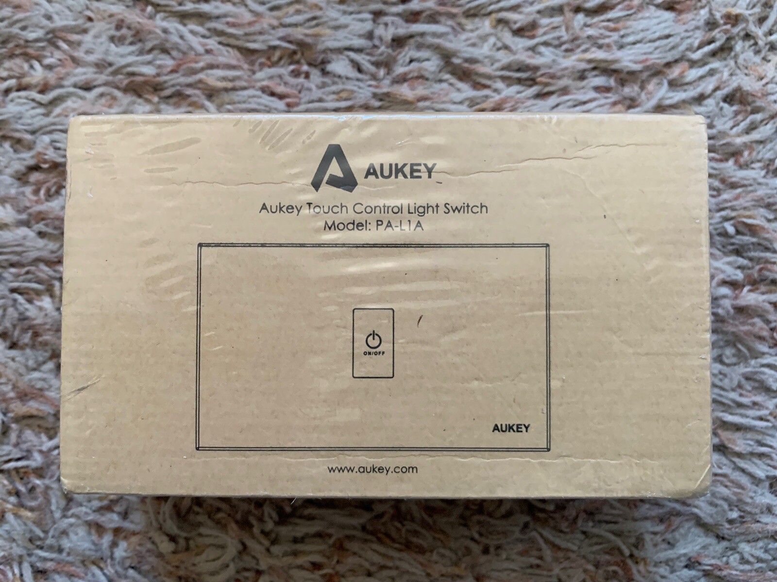 AUKEY TOUCH CONTROL LIGHT SWITCH! Model PA-L1A, BRAND NEW Factory Sealed