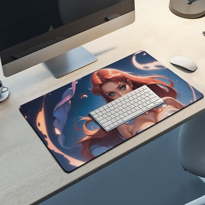 Starfire teen titans Large Keyboard Mice Mat Desk Pad Game Playmat 40x75cm