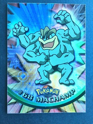 Pokemon Topps Chrome Machamp #68 Machoke #67 Machop #66 TV