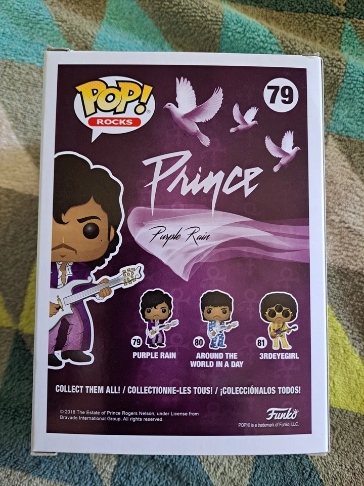 Prince Glitter Pop 79 - Prince Diamond Funko Pop! 2018 abovedado + protector Foto 4 de 4