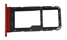 OEM MOTOROLA MOTO E7i POWER XT2097-13 ORIGINAL RED MICRO SD DUAL SIM CARD TRAY