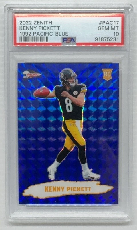 Kenny Pickett Panini Zenith 1992 Pacific #PAC17 Blue