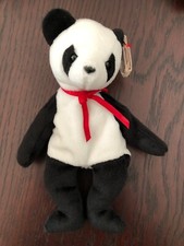 Ty Beanie Baby :  Fortune der Panda-Teddy