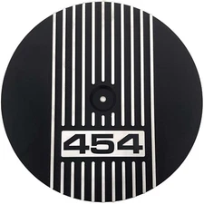 Big Block Chevy 454 - 14" Round Air Cleaner Kit - Black - Style 1 - Ansen USA