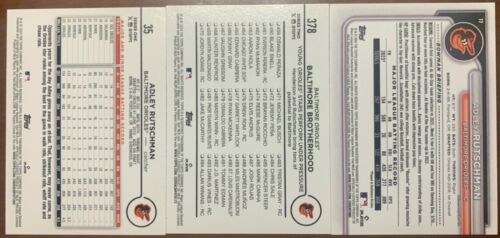 Adley Rutschman 6 Card Lot Baltimore Orioles RC, SMLB Insert, Bowman, Topps ⚾️ - Picture 2 of 3