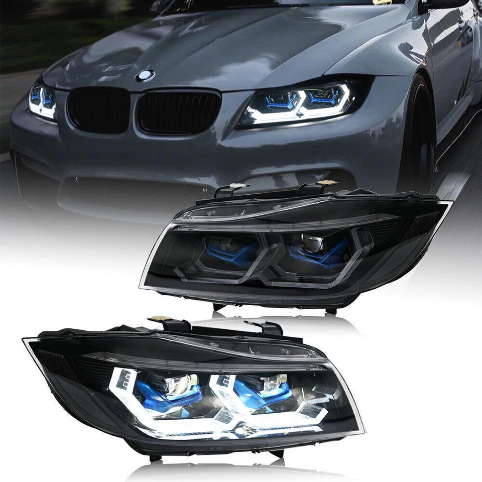 LED Headlight For BMW 3 Series E90 E91 2005-2012 HID Xenon Head Lamps Assembly Foto 2 de 4