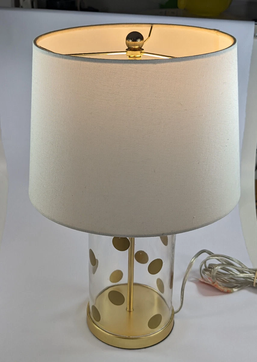 Polka dot table sale lamp