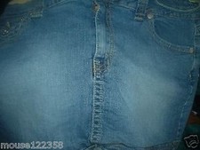 Jordache Lo-Rise Mini Skirt Stretch  Sz 13 /14 Denim