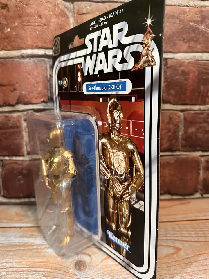 Figura de acción Hasbro Star Wars The Black Series 40 aniversario (C-3PO) Foto 2 de 4