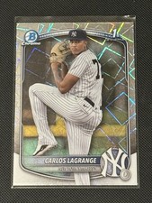 2025 Bowman Chrome Carlos Lagrange Laser Refractor 1st #BCP-202 Yankees