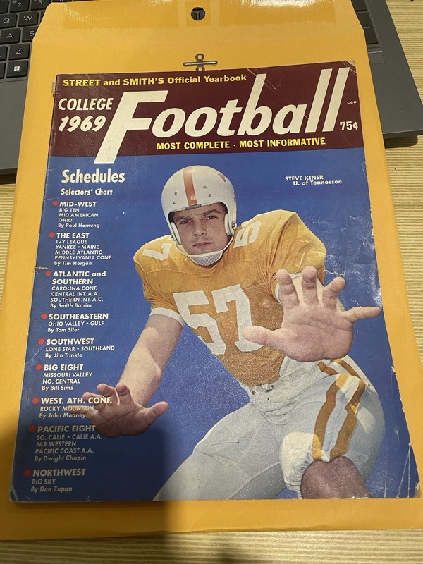 Vintage Football Magazine College 1969