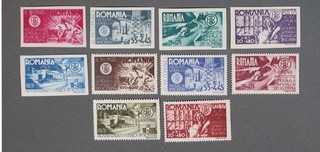 Mayfairstamps Romania B304 B313 Associations Stamps ccb_27411