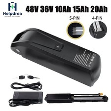 Ebike Battery 52V 48V 36V 10Ah 15Ah 20Ah 50W-2000W Electric Bike Lithium Battery
