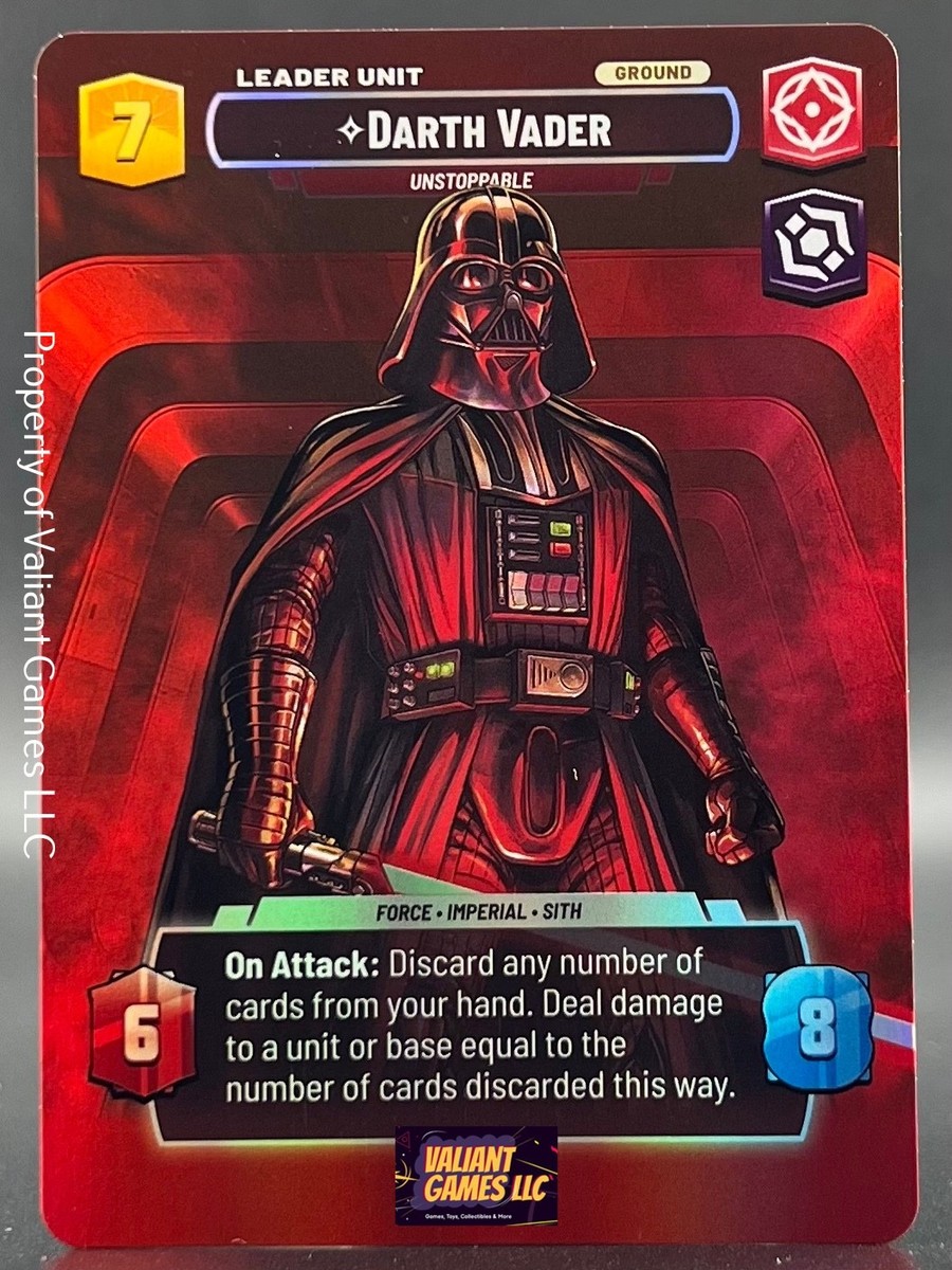 Star Wars Unlimited Darth Vader #777 Showcase A Lawless Time Set