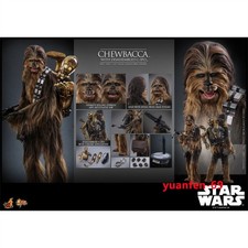 Hot Toys MMS766 1 6 Star Wars 5 Chewbacca with Disassembled C-3PO Figure Model