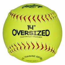Rawlings 14-Inch Oversized Pitchers Pitching Training Softball Yellow 14SOFTBALL