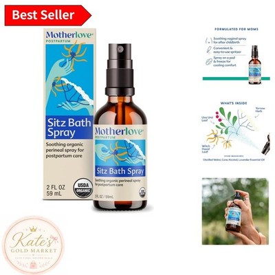 Motherlove Sit Bath Spray 2 Oz - USDA Organic Postpartum Relief with Lavender