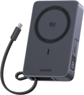 UGREEN MagFlow 10000mAh Qi2.2 25W MagSafe Power Bank 30W USB-C Fast Charger