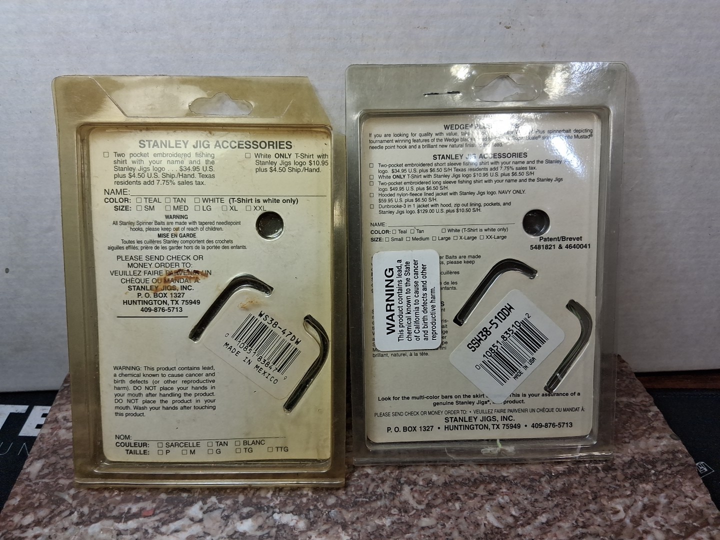 Pair VTG Stanley Wedge Spinnerbait Fishing Lures  - Image 2