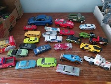 Lot Of 25 VINTAGE DIECAST Cars. Hot Wheels. Matchbox. More