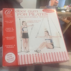 Bally Total Fitness Door Gym For Pilates With Adjustable Tension Vintage 2004