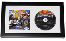 The Moody Blues Signed Days Of Future Passed CD Framed Justin Hayward Lodge ACOA