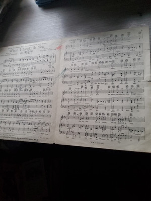 VARIETY THEATRE SONGSHEET 1943,JUDY GARLAND,WHEN I LOOK AT YOU,
