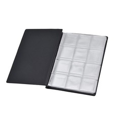 Coin Collection Book 120 PVC Pockets PU Cover Transparent Design Soft Highly