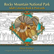 Rocky Mountain National Park Adult Coloring Book & Postcards: A Magical Colo...