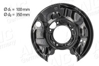 Aic Ankerblech Spritzblech Bremsscheibe Hinten Rechts FüR Mercedes C-Klasse Slk