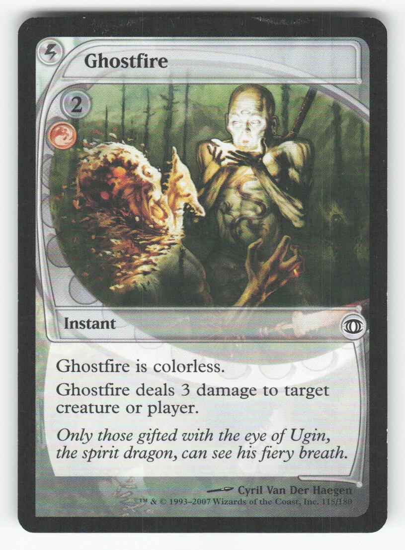 Ghostfire 115 Common Future Sight Magic: The Gathering Lightly Played