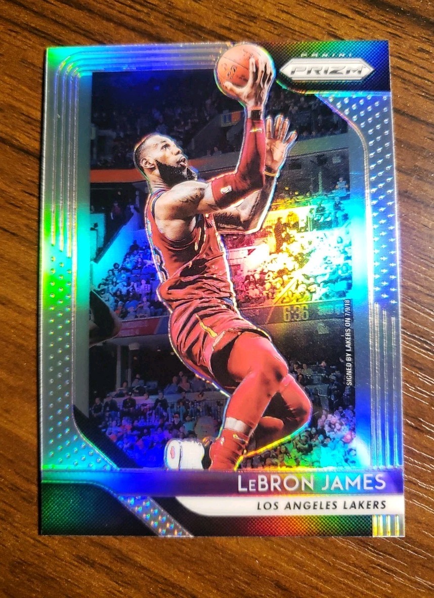2018-19 Panini Prizm LeBron James #6 Prizms Silver Los Angeles Lakers 1st Year