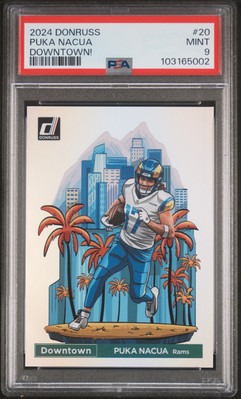 2024 PANINI DONRUSS DOWNTOWN! #20 PUKA NACUA ROOKIE RC PSA 9 | eBay