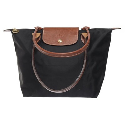Longchamp, Handtasche, Le Pliage L Tote Bag, Damen, Schwarz/Braun, 38, 14 #O82