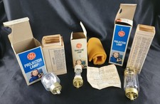 GE Projector Lamp Bulb Lot of 3 DLG Damaged Quartzline Other Appears Good
