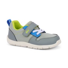 See Kai Run Basics Toddler Tenny Sneakers - Gray 11T: Machine Washable