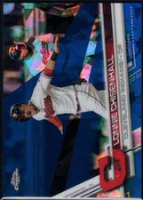 Lonnie Chisenhall 2017 Topps Chrome Sapphire Edition #535 /250 Indians