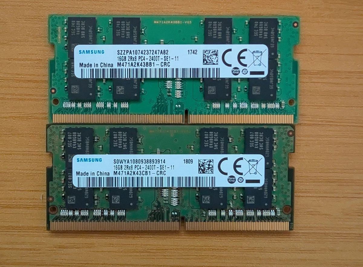 Samsung PC4-19200 (DDR4-2400) Bus Speed Computer RAM 16 GB Total