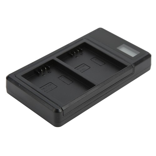 `Dual Battery Charger Smart Lcd Display Dual Usb Charger For Lp E5 Battery - Photo 5 sur 12