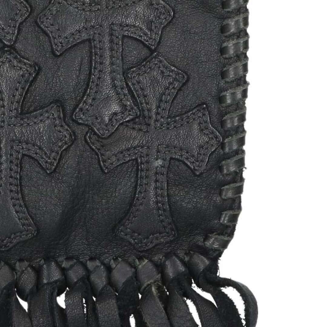 Chrome Hearts Bag-Flat Hippie w Fringe embellished leather shoulder bag Used 333 thumbnail 5