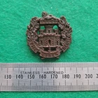 WW2 The Essex Regiment Economy Plastic Cap Badge Blades