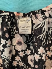Terra & SkyWomens 3X Floral Rayon Blouse