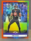 Lamar Jackson 2025 Panini Select NFL Tie-Dye /25 Score Select #18 Ravens Bookend